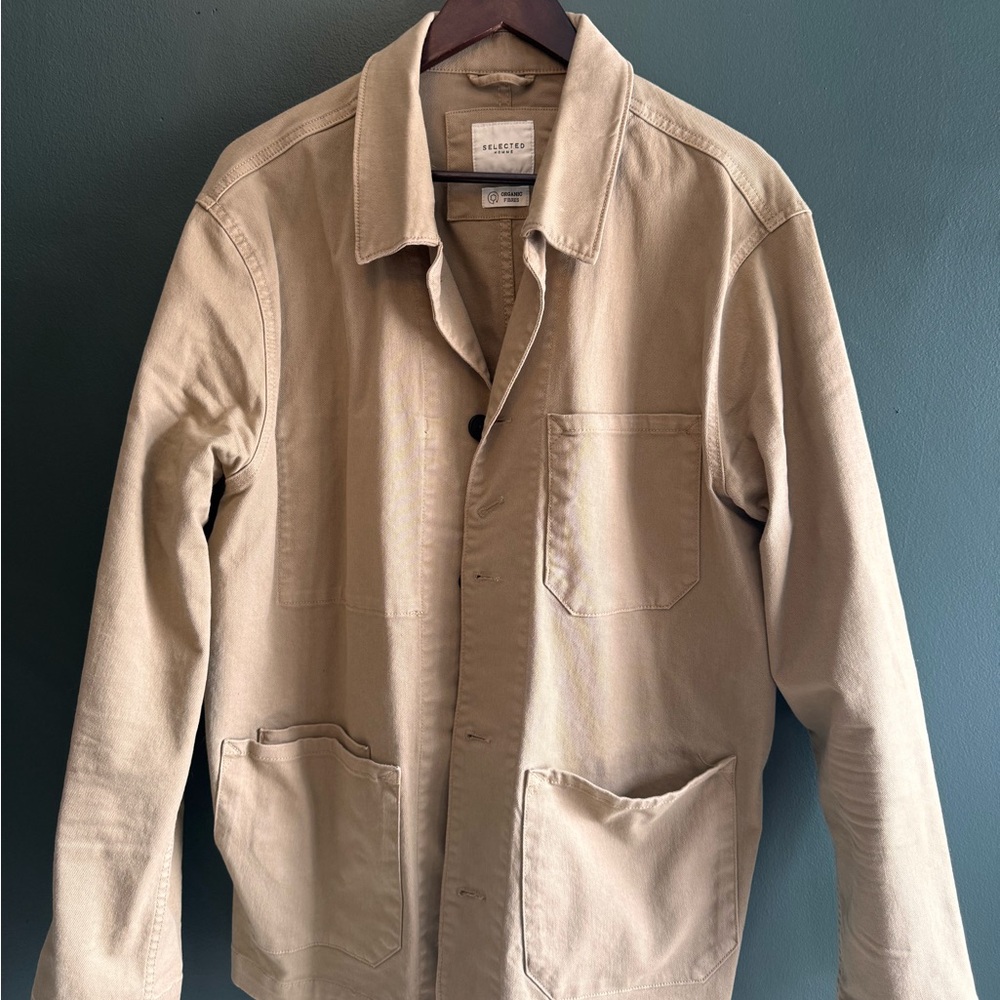 Selected Men- Men's Tan Denim Jacket